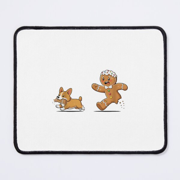 Item preview, Gingerbread Cookie Chasing Corgi designed and sold by ImeldaSparks.