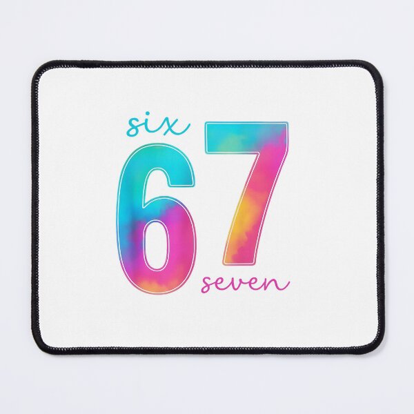 Item preview, Six Seven 67 Gradient Numbers designed and sold by torildorxop.