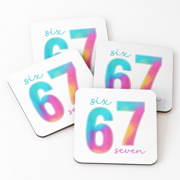 Item preview, Six Seven 67 Gradient Numbers designed and sold by torildorxop.