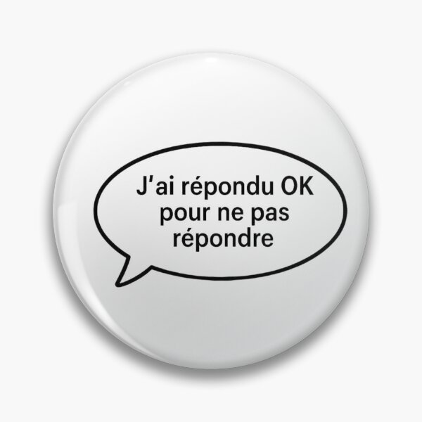 Item preview, I replied "ok" so as not to answer. designed and sold by ContreKulture.