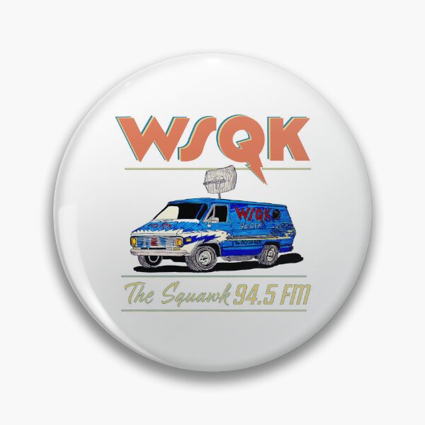Item preview, Retro Radio Wsqk Station 80s Hawkins Graphic Vintage Sci-Fi  designed and sold by BradStiedem.
