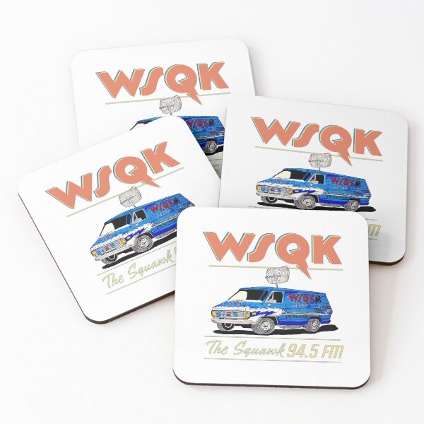 Item preview, Retro Radio Wsqk Station 80s Hawkins Graphic Vintage Sci-Fi  designed and sold by BradStiedem.