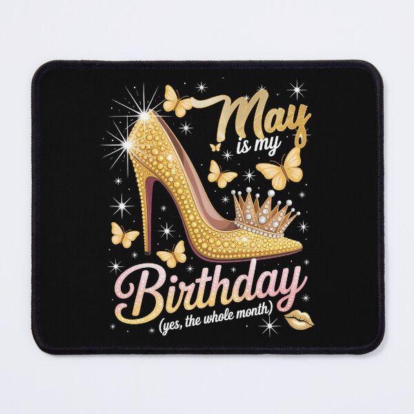 Item preview, May Is My Birthday Glitter High Heel & Butterflies Whole Month designed and sold by KristenosNehk.