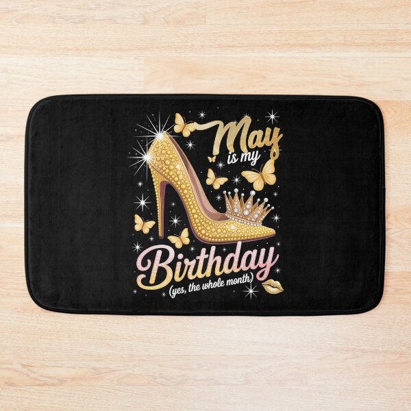Item preview, May Is My Birthday Glitter High Heel & Butterflies Whole Month designed and sold by KristenosNehk.