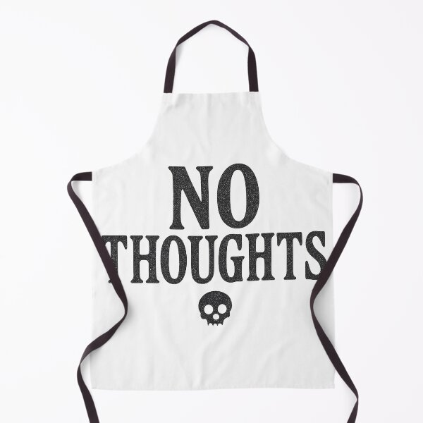 Item preview, No Thoughts Minimalist Slogan Design designed and sold by Taylor Bb.