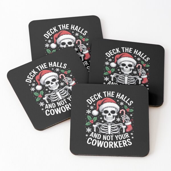 Item preview, Deck The Halls Not Coworkers designed and sold by khdmalakarak.