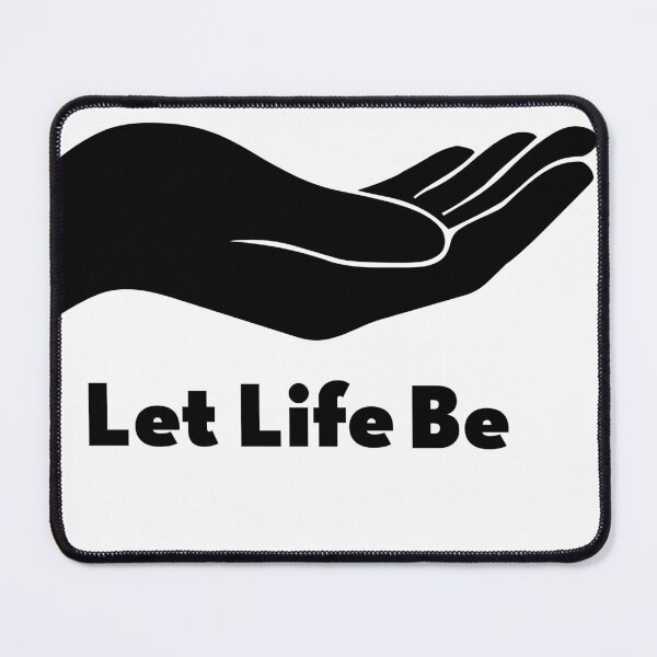 Item preview, Let Life Be – Minimalist Open Hand Design designed and sold by House-of-Waliya.