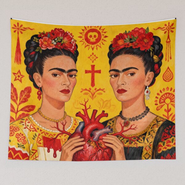 Item preview,  The Two Fridas. Frida Kahlo. Mexico. designed and sold by SoniaSarkali.