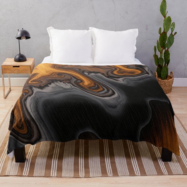 Item preview, Molten Charcoal Wood Grain designed and sold by Kaleidoscope Print.