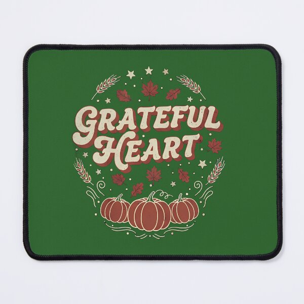 Item preview, Grateful Heart  Autumn Pumpkin Maple Leaf Circle Design designed and sold by Remy-Aura.