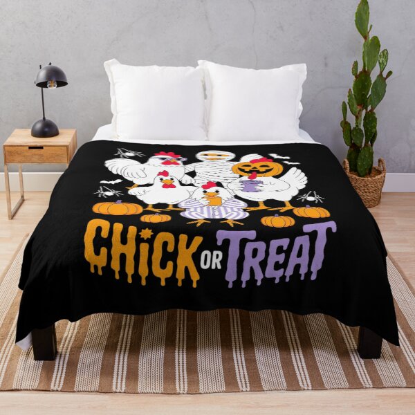 Item preview, Horror Funny Chick Or Treat Chickens Ghost Witchy Halloween1 designed and sold by InspiredFoul.