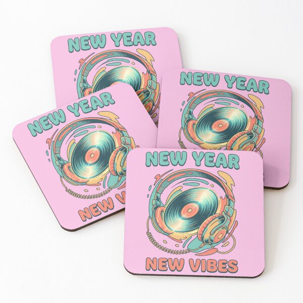 Item preview, New Year New Vibes – Retro Music Headphones Streetwear Art designed and sold by Maximilianos.