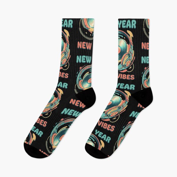 Item preview, New Year New Vibes – Retro Music Headphones Streetwear Art designed and sold by Maximilianos.
