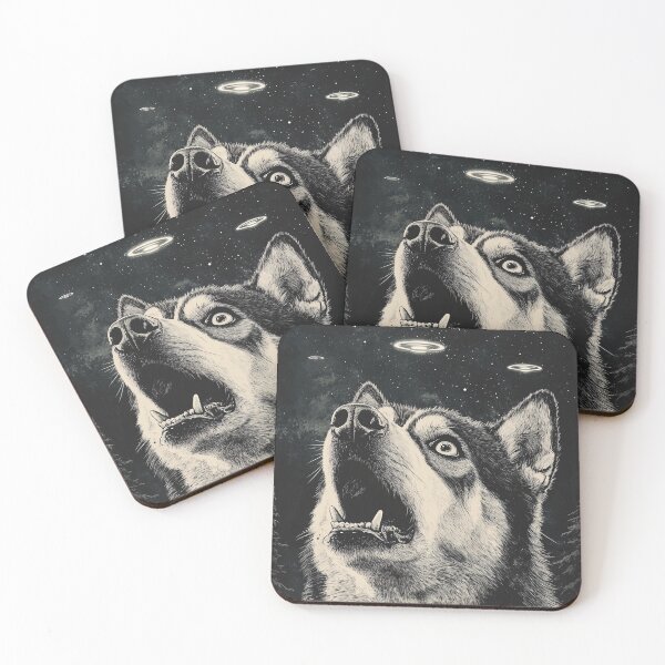 Artikelvorschau, Alien Husky UFO Begegnung entworfen und verkauft von Art Horizon.