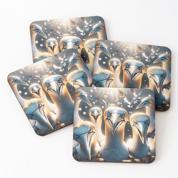 Item preview, Group of grinning Northern Gannets designed and sold by Eric Nagel.