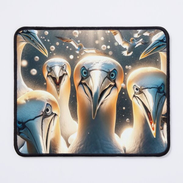 Item preview, Group of grinning Northern Gannets designed and sold by Eric Nagel.