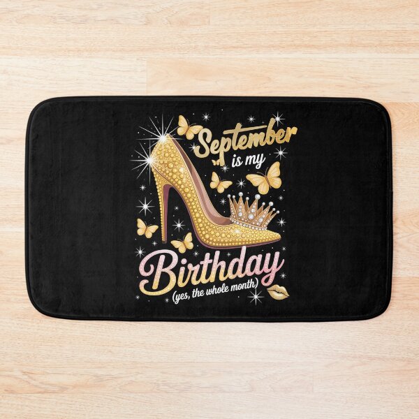 Item preview, September Birthday Glamour Gold High Heel Queen Whole Month Celebration designed and sold by KristenosNehk.