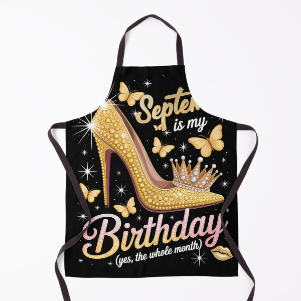 Item preview, September Birthday Glamour Gold High Heel Queen Whole Month Celebration designed and sold by KristenosNehk.