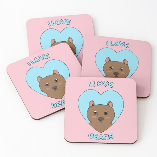 Aperçu de l'œuvre J'AIME LES OURS créée et vendue par HugSomeNettles.