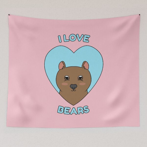 Item preview, I LOVE BEARS designed and sold by HugSomeNettles.