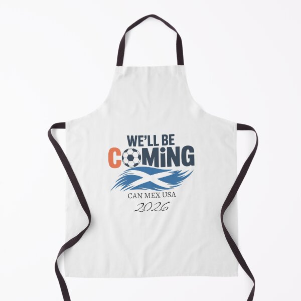 Item preview, We'll Be Coming 2026 Scotland World Cup Scottish Football Celebration 2026 Scotland Flag Soccer Graphic  designed and sold by BradStiedem.