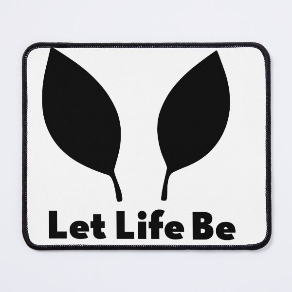 Item preview, Let Life Be – Minimalist Leaf Symbol designed and sold by House-of-Waliya.