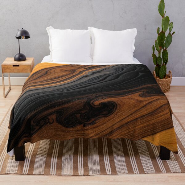 Item preview, Black River in Golden Wood designed and sold by Kaleidoscope Print.