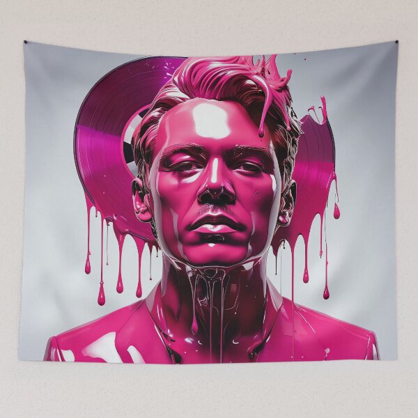 Item preview, Vinyl Melt Portrait designed and sold by ONYX Pixee.