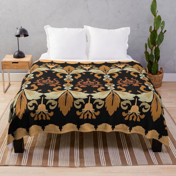 Item preview, Ornate Black and Gold Baroque Border Trim designed and sold by Modular Prints.