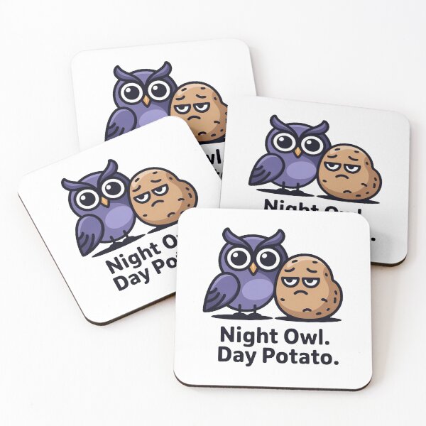 Item preview, Night Owl Day Potato designed and sold by MonkiFlipp.