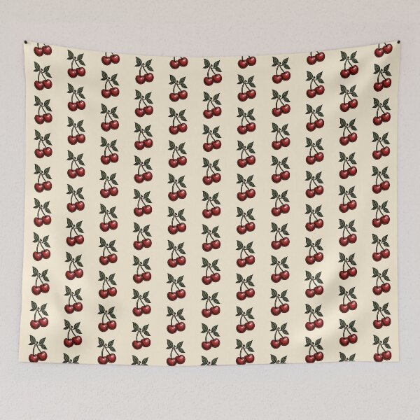 Item preview, Old School Cherry Pattern designed and sold by SoulArtLove.