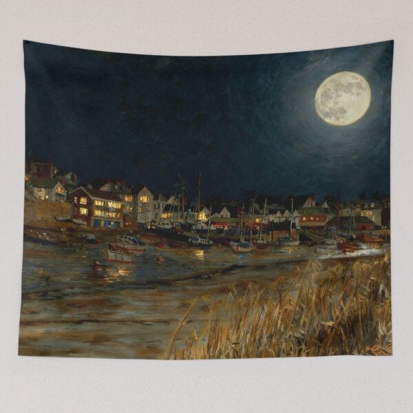 Item preview, HARVEST MOON OVER TOPSHAM DEVON  designed and sold by Mackenzie Moulton International Artist .