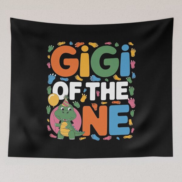 Item preview, Gigi Of The One-A-Saurus 1St Birthday Boy Dinosaur  designed and sold by KotexTemu.