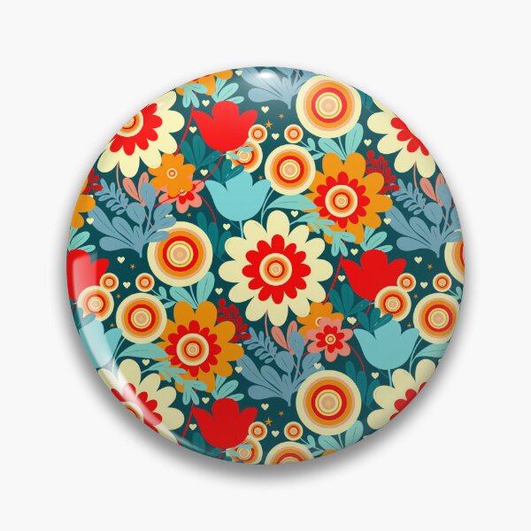 Item preview, Colorful garden joy pattern design  designed and sold by Clara Fruggeri.