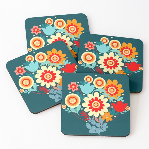 Item preview, Colorful garden joy pattern design  designed and sold by Clara Fruggeri.