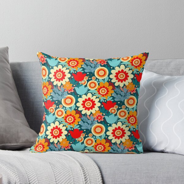 Item preview, Colorful garden joy pattern design  designed and sold by Clara Fruggeri.
