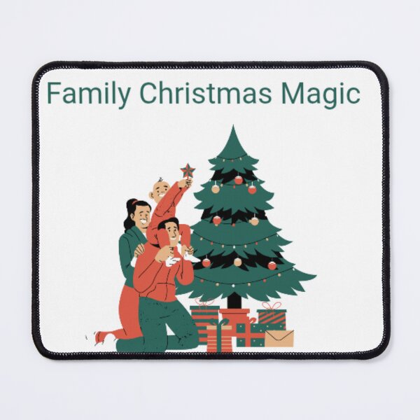 Item preview, Family Christmas Magic - Cozy Holiday tree Illustration  designed and sold by Mastalina99.