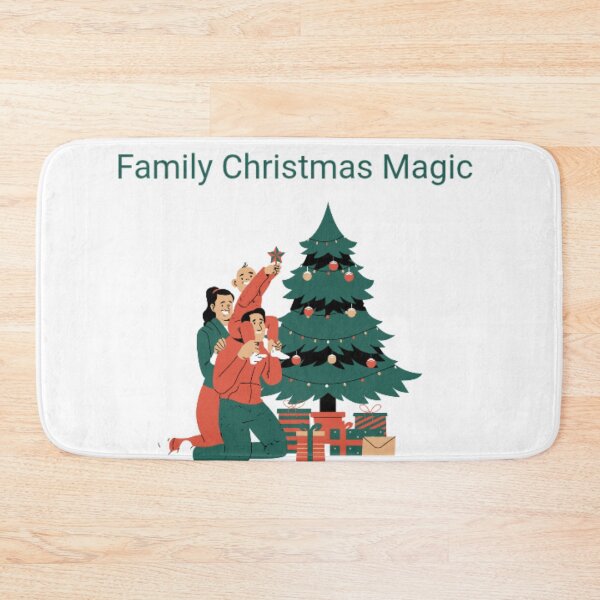 Item preview, Family Christmas Magic - Cozy Holiday tree Illustration  designed and sold by Mastalina99.