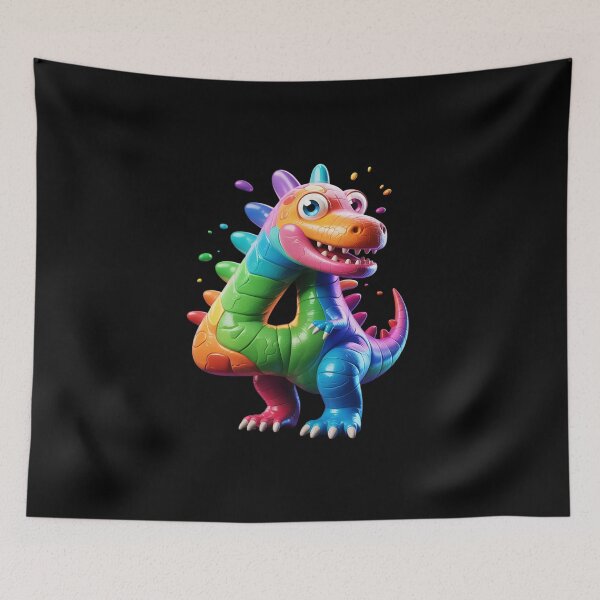 Item preview, Kids Number 4 Year Old Boy Dinosaur 4th Birthday  designed and sold by InspiredFoul.