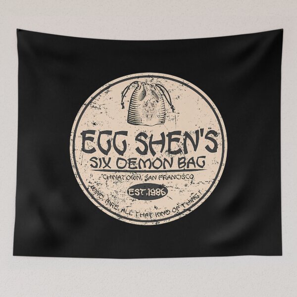 Item preview,  Egg Shen'S Six Demon Bag  Chinatown San Francisco Wind Fire All That Kind Of Thing designed and sold by LouisSchevitz51.