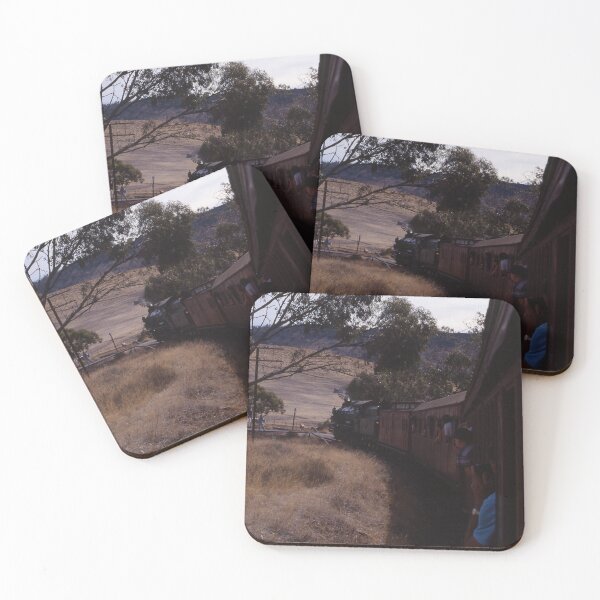 Item preview, Crossing the Tracks: Vintage Steam Train at a Rural Road Crossing designed and sold by AnalogDays.