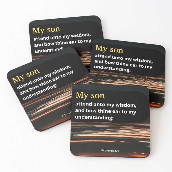 Item preview, Proverbs 5:1 designed and sold by Undonemadenew.