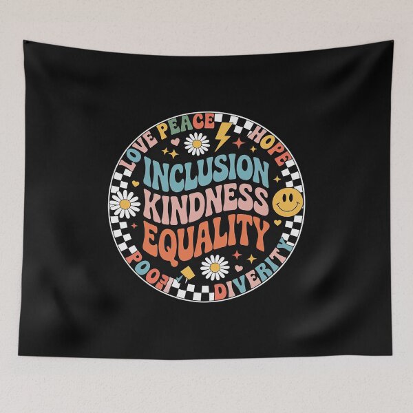 Item preview, Kindness Peace Equality Love Inclusion Hope Diversity Women  designed and sold by InspiredFoul.