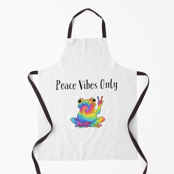 Item preview, Peace Vibes Only - Funny Frog Shirt designed and sold by JustFunnyStuff.