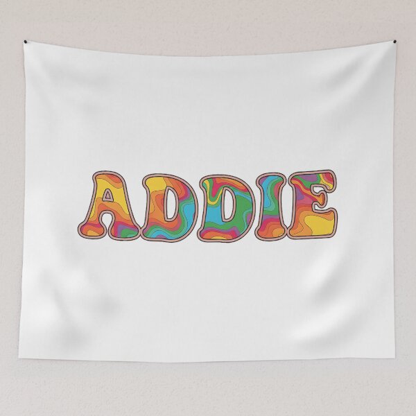 Item preview, ❤️ Addie Personalized Name Wavy Retro Shirt, Coffee Mug, Sticker Gift designed and sold by HelixPedia.