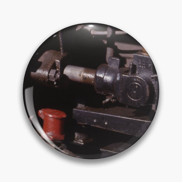 Item preview, Red and Steel: Detailed Engine and Oiled Machinery (Vintage Slide) designed and sold by AnalogDays.