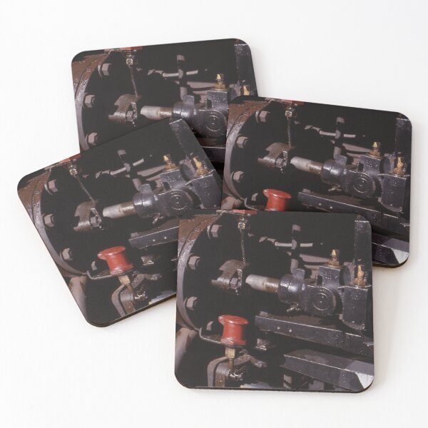 Item preview, Red and Steel: Detailed Engine and Oiled Machinery (Vintage Slide) designed and sold by AnalogDays.