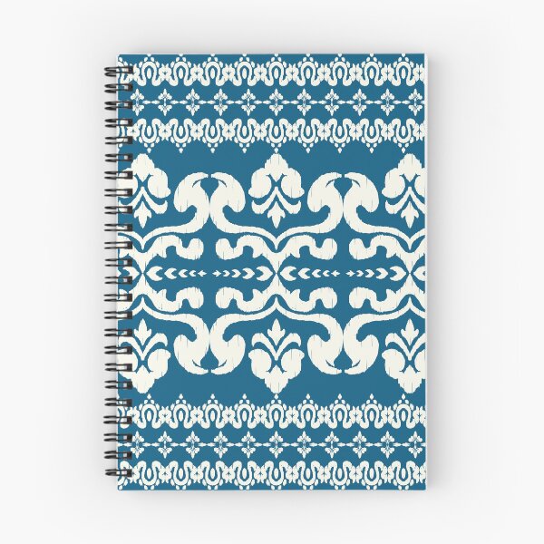 Item preview, Elegant Indigo Thai Floral Ornament Band designed and sold by Modular Prints.