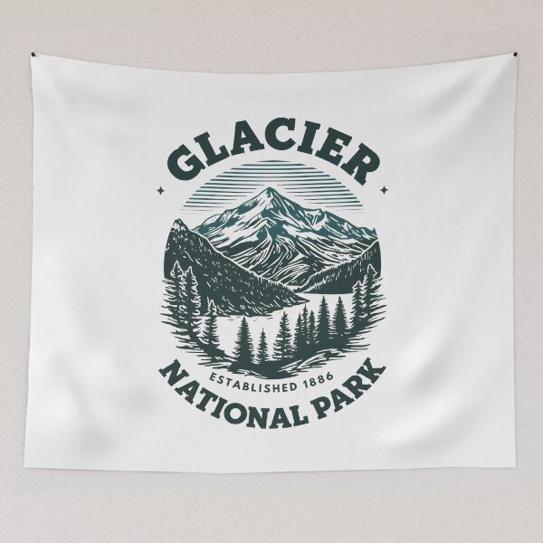 Item preview, Glacier National Park - Canada  designed and sold by GoodOldVintage.