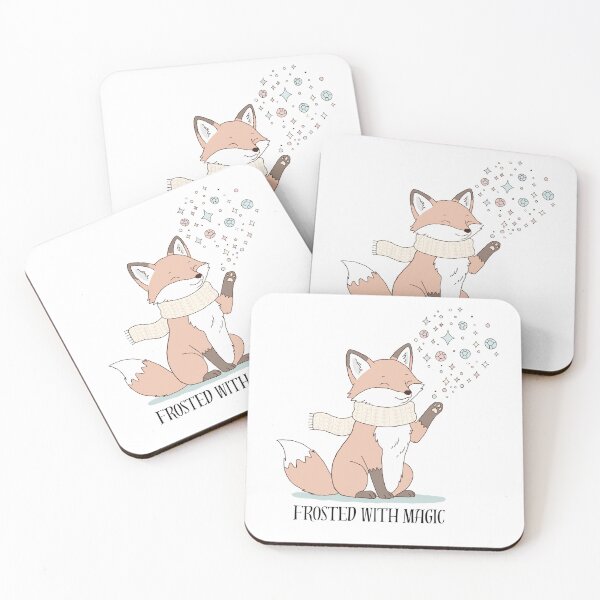 Item preview, Frosted with Magic – Winter Fox Aesthetic Art designed and sold by Rexyy Studio .